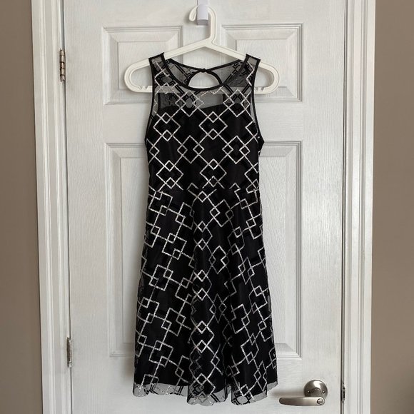 Other - Bloome Black Glittery Sleeveless Formal Dress